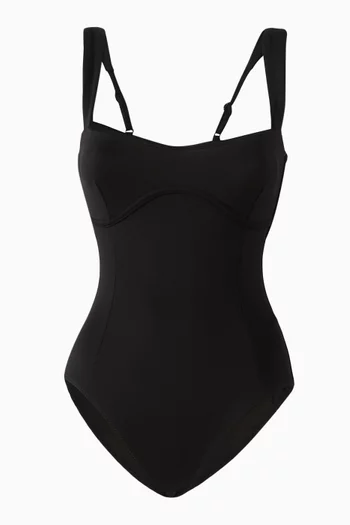 Compression Sweetheart One-piece Swimsuit