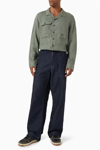 Overshirt in Linen