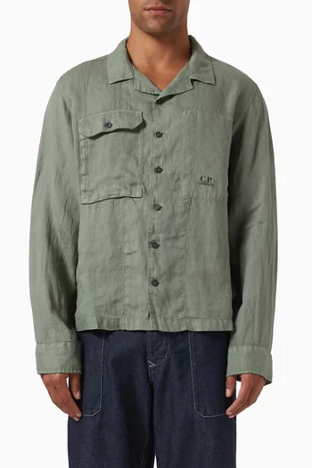 Overshirt in Linen