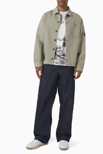 Man in the Sea T-shirt in Cotton