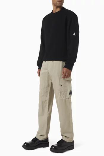 Loose Pants in Cotton & Linen