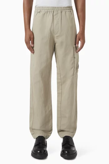 Loose Pants in Cotton & Linen