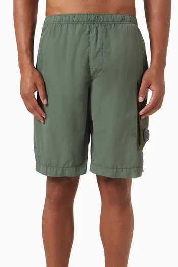 Cargo Swim Shorts in Flatt Nylon