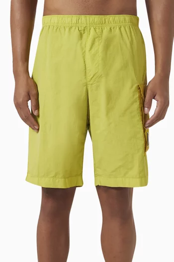 Cargo Swim Shorts in Flatt Nylon