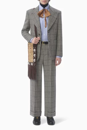Single-breasted Jacket in Wool