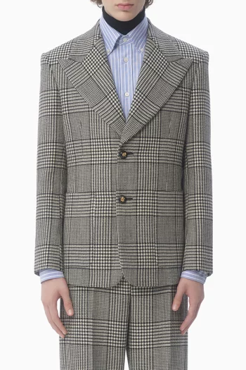 Single-breasted Jacket in Wool