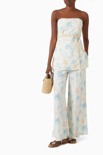 Esther Printed Top & Pants Set