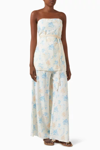Esther Printed Top & Pants Set