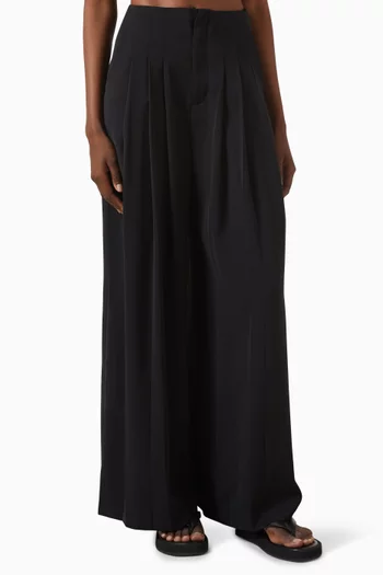 Noa Pleated Wide-leg Pants