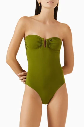 Cassiopée Bustier One-piece Swimsuit