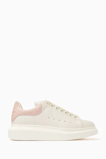 Oversized Sneakers in Leather