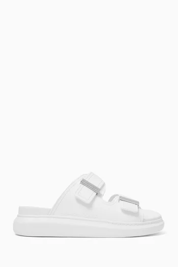 Oversized Hybrid Slides in Rubber