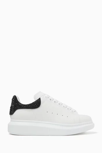 T-Bar Flat Sandals in Leather