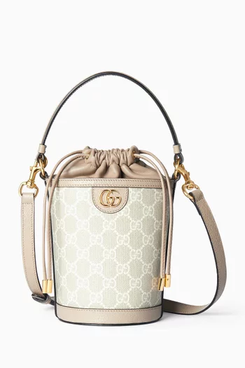 Mini Ophidia Bucket Bag in GG Canvas