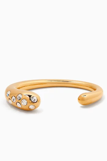 Gana Crystal Bracelet in Brass