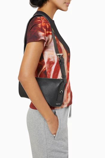 T-Bar Sling Pouch in Calf Leather