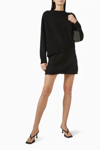 Boyfriend Crewneck Sweater in Cashmere