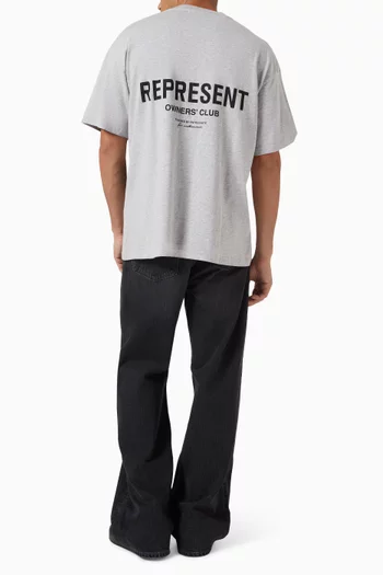 تي شيرت بشعار Owners Club‏ قطن