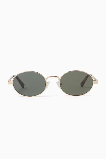 Poseidon Deux Sunglasses in Metal