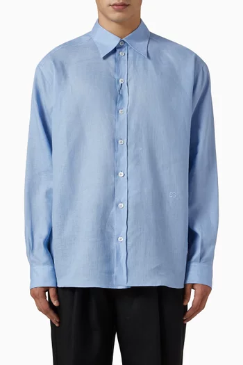Long-sleeved Shirt in Linen