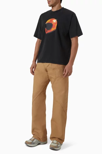 Smiley Full Face T-shirt in Cotton