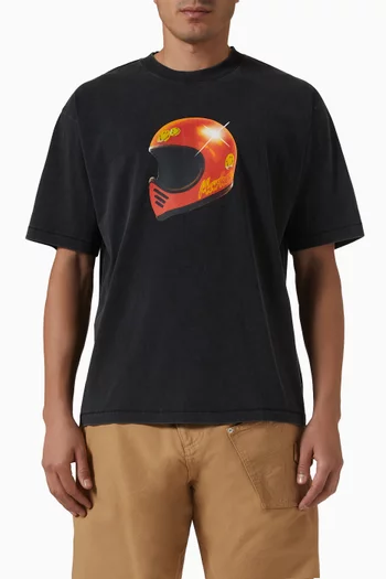 Smiley Full Face T-shirt in Cotton