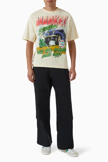 Wheels Off T-shirt in Cotton