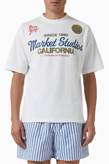 Pure Gold T-shirt in Cotton