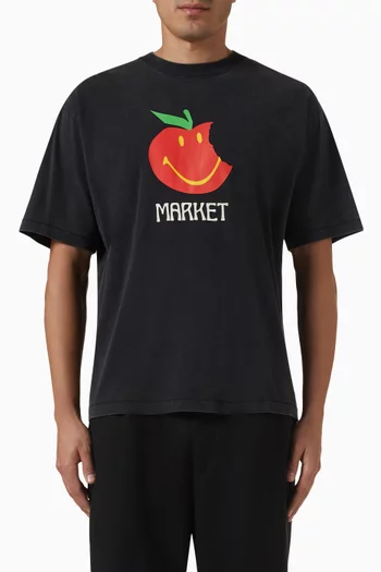 Smiley Honeycrisp T-shirt in Cotton