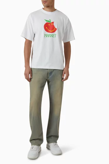Smiley Honeycrisp T-shirt in Cotton