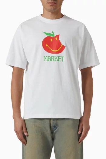 Smiley Honeycrisp T-shirt in Cotton