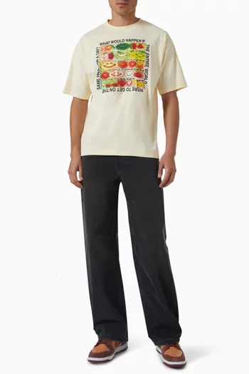 Smiley Same Page T-shirt in Cotton
