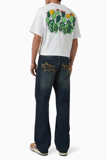 Smiley Cactus T-shirt in Cotton