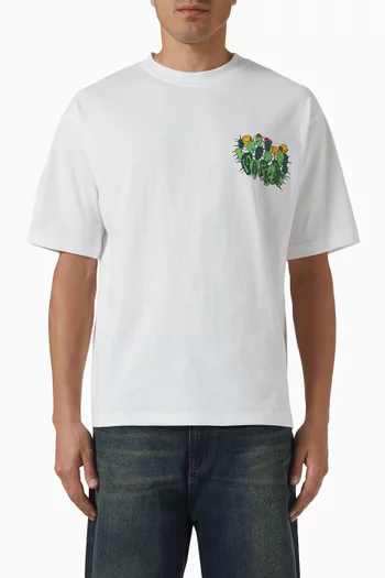 Smiley Cactus T-shirt in Cotton