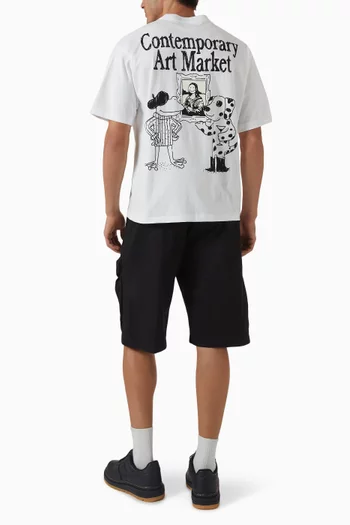 Smiley Museum UV T-shirt in Cotton