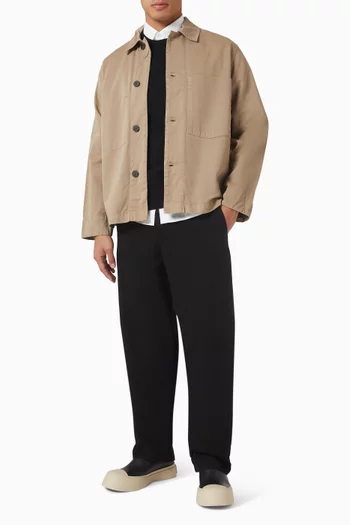 Relaxed Overshirt in Cotton