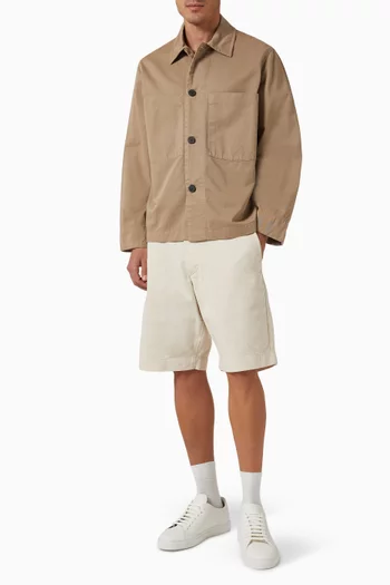 Relaxed Overshirt in Cotton