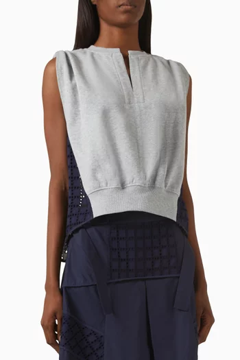 Combo Top in French Terry