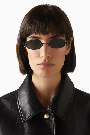 Cleo Sunglasses in Metal