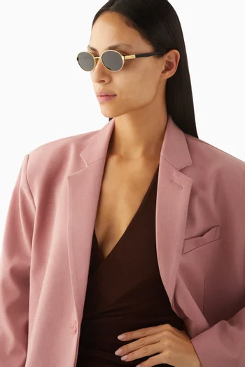 نظارة شمسية سام بإطار معدن