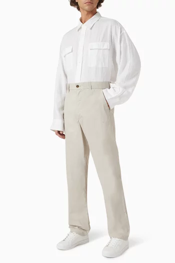 Finn Straight-fit Chino Pants in Cotton