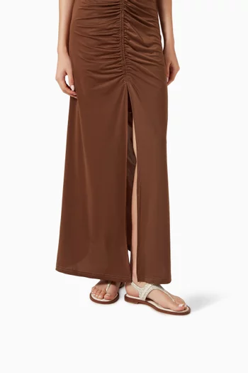 صندل ماندي بسيور رفيعة قنب بشعار الماركة