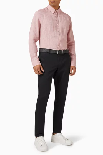 Button-down Shirt in Linen