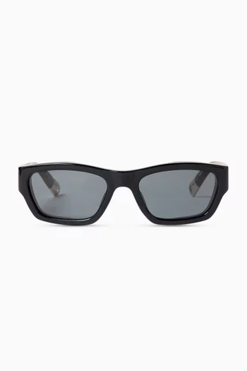 Les Lunettes Meridiano Sunglasses in Acetate