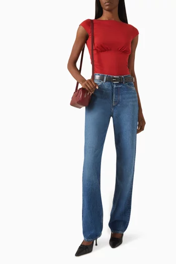 Madelyn Knit Top in Jersey