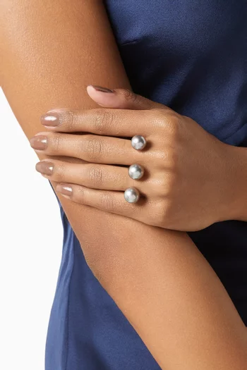 Libertine Tahitian Pearls Ring in 18kt Gold
