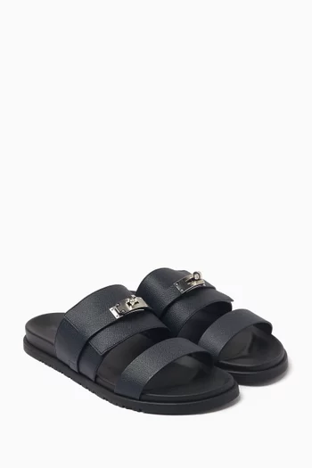 Unused Jackson Sandals in Epsom Leather, EU 46