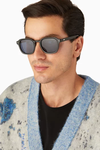 Knox Square Sunglasses in Acetate