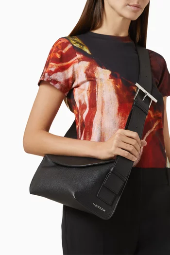T-Bar Sling Bag in Leather