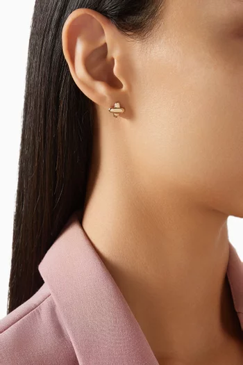 Golden Kisses Stud Earrings in 14kt Yellow Gold